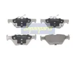 JAPANPARTS Piduriklotsi komplekt,  ketaspidur PP-706AF