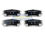 JAPANPARTS Piduriklotsi komplekt,  ketaspidur PP-W04AF