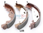 JAPKO Комплект барабанных колодок 55L05