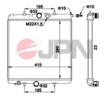 JPN Radiaator,  mootorijahutus 60C9040-JPN