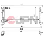 JPN Radiaator,  mootorijahutus 60C9070-JPN
