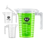 k2 scalo мерный стакан/наливая кувшина 100ml. шкалой. nokaga. с крышкой