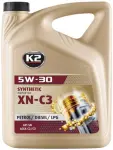 k2 5w30 sünteetiline xn c2/c3. bmw ll-04. mb 229.31. 229.51. dexos2. vw 505 01 505 00 5l (täissünt.)