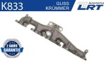 LRT K833 / exhaust manifold fits: alfa romeo mito, fiat 500, 500 c, doblo, doblo cargo, doblo/minivan, fiorino/minivan, grande punto, idea, panda, panda/hatchback, punto, punto evo 1.3d 06.03-