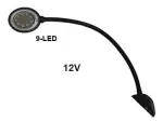 kaardituli 12V 9xLED, mikrolüliti