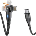 USB-kaabel / USB Type-C - Lightning-adapter