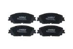 KAMOKA Piduriklotsi komplekt,  ketaspidur JQ101054