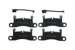 KAMOKA Piduriklotsi komplekt,  ketaspidur JQ101505