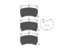Kavo Parts Piduriklotsi komplekt,  ketaspidur KBP-4501