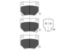 Kavo Parts Piduriklotsi komplekt,  ketaspidur KBP-6545