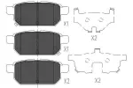 Kavo Parts Piduriklotsi komplekt,  ketaspidur KBP-8526