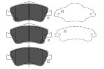 Kavo Parts Piduriklotsi komplekt,  ketaspidur KBP-9027