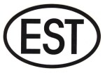 EST kleebis, suur