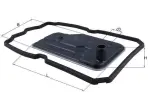 KNECHT  Hüdraulikafilter,automaatkäigukast HX 124D