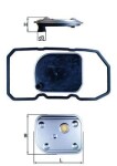 KNECHT Hüdraulikafilter,  automaatkäigukast HX 158D