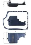 KNECHT  Hüdraulikafilter,automaatkäigukast HX 193D