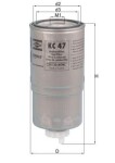 KNECHT Kütusefilter KC 47