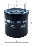 KNECHT  Kütusefilter KC 604