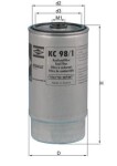 KNECHT Kütusefilter KC 98/1