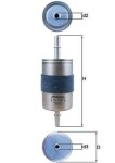 KNECHT Kütusefilter KL 1055