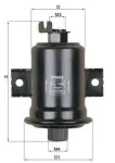 KNECHT Kütusefilter KL 140