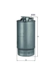 KNECHT Kütusefilter KL 160/1