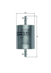 KNECHT Kütusefilter KL 409