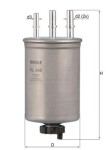 KNECHT Kütusefilter KL 446