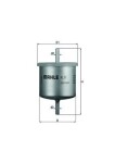 KNECHT Kütusefilter KL 61