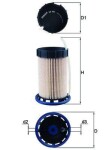 KNECHT Kütusefilter KX 492