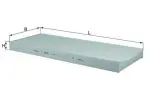KNECHT Filter,  salongiõhk LA 167