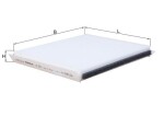 KNECHT Filter,  salongiõhk LA 362