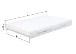 KNECHT Filter,  salongiõhk LA 387