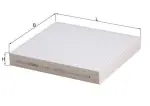 KNECHT Filter,  salongiõhk LA 460