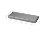 KNECHT Filter,  salongiõhk LA 77