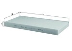 KNECHT Filter,  salongiõhk LA 78