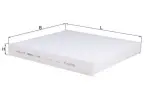 KNECHT Filter,  salongiõhk LA 888
