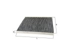KNECHT Filter,  salongiõhk LAK 159
