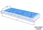 KNECHT Filter,  salongiõhk CareMetix® LAO 239/S
