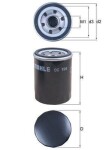 KNECHT Õlifilter OC 194