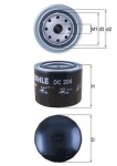 KNECHT Õlifilter OC 204