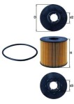 KNECHT Õlifilter OX 210D