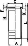 KOLBENSCHMIDT Silindrihülss 89861110