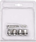komplekt ventiilid V007 11,5 mm ( peidetud ventiil) hõbedane