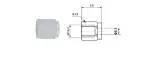 otsik piduritoru mutter M10X1