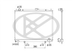 KOYORAD Radiaator,  mootorijahutus PL031304