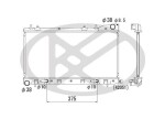 KOYORAD Radiaator,  mootorijahutus PL091166