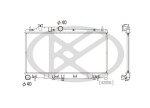 KOYORAD Radiaator,  mootorijahutus PL091662