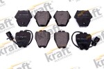 KRAFT Automotive Piduriklotsi komplekt,  ketaspidur 6000392
