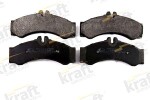 KRAFT Automotive Piduriklotsi komplekt,  ketaspidur 6001092